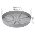 thumbnail image 2 of Uxcell 6 Inch Plant Saucers Tray, Durable Plastic Round Flower Pot Drip Tray, White 2Pcs, Grey 11.8 Inch, 2 of 5