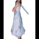 thumbnail image 2 of Vestido Informal de Verano con Estampado Floral, Sin Mangas y Tirantes Finos, Holgado y con para Mujer. Azul XL, 2 of 10