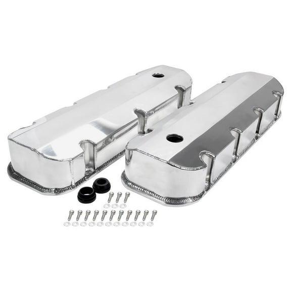 Allstar Performance Valve Covers BBC Fab Aluminum w/ Holes