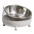 thumbnail image 1 of Yinanstore Surélevé Bol en Acier Inoxydable avec Support pour Chat, Gris, 1 of 6