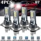thumbnail image 4 of H7 Led Headlight Bulbs High And Low Beam 220w 60000lm Super Bright 6000k White 4pcs - Pj, 4 of 4