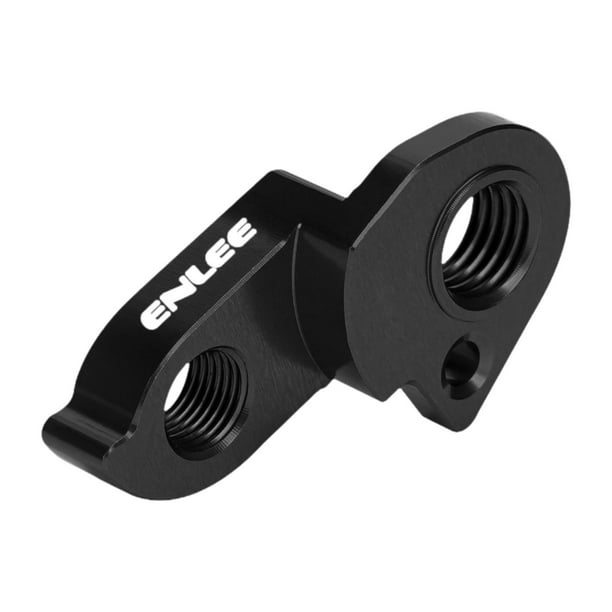 Extensión de la patilla del desviador trasero de la bicicleta Componente de extensión del desviador trasero de la bicicleta Negro
