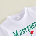 thumbnail image 6 of Baby Boy First Birthday Golf Outfit Short Sleeve Hole In One Golf T-Shirt Top Shorts Infant 2Pcs Set Summer Clothes Boys Two Piece Outfits, 6 of 9