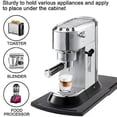 thumbnail image 4 of Kitchen Sliding Tray, Kitchen Tricks Coffee, Sliding Tray Appliance For Countertop With Rolling Wheels black, 4 of 5