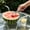 B, variant on Yooci 2-in-1 Stainless Steel Watermelon Slicer and Fork Round Handle Fruit Cube Cutter Portable Dessert Picker for Outdoor Camping Barbecue
