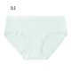 thumbnail image 1 of Minnieouse 3 piezas de ropa interior de algodón para mujer, calzoncillos transpirables para niñas, absorbe la humedad Ropa interior verde claro L, 1 of 6