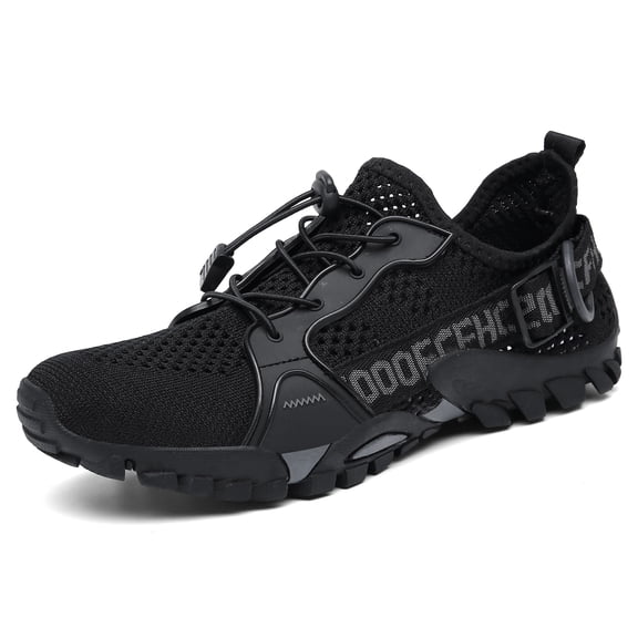 PLERISE Men's Large Size Outdoor Hiking Shoes, Oversized Summer Trekking Footwear, Durable Non-Slip Casual Sports Shoes for Mountain Climbing, Trail, and Daily Wear