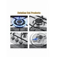 thumbnail image 4 of Parrilla De Gas Empotrable Estufa De Mesa 4 Quemadores Acero Inoxidable, 4 of 5