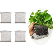 1 Gallon Root Guard Gopher Proof Wire Basket Mole and Vole Mesh Wire Baskets Underground Stainless Steel Wire for Plants (4 Pcs, 10x9 inch)