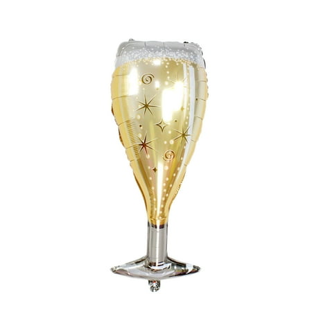 Balloon Wine Wine Bottle Glass Aluminum Foil Balloon Party Decoration Weddings Birthday Christmas Balloon ()