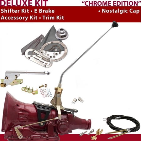 American Shifter TH400 Shifter Kit 16 in. E Brake Cable Clevis Trim Kit for CF633