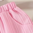 thumbnail image 5 of mgoYE 0-3 Months Baby Girl Clothes Toddler Baby Girl Clothes Knit Floral Fly Sleeve Tops Shorts Cute Summer Spring Outfits Infant Clothing Set(Pink,2-3 Years), 5 of 7