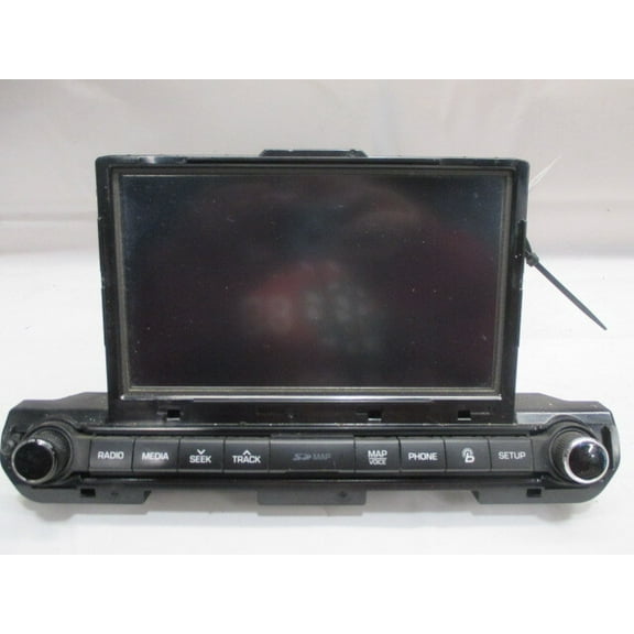 Pre-Owned 2017 2018 Hyundai Elantra Information Display Screen w/Navigation OEM - Verify Specific Vehicle Fitment In Description - (Good)