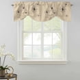 thumbnail image 2 of Tie Up Valances for Windows, Floral Adjustable Valance Curtains Window Treatment for Living Room/Bedroom Windows, Spring Flower Rod Pocket Kitchen Curtains & Drapes 42x12 Inch, 2 of 9