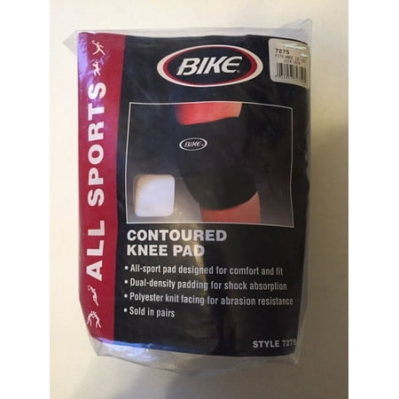 Bike multi all sport soft dual density contoured pair knee pads Red XS (Best Dual Sport Bicycle For The Money)