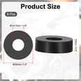 thumbnail image 2 of Uxcell 8 Pcs 0.6"ID x 1.3"OD x 0.4"T Multi Purpose Rubber Spacer, 2 of 6