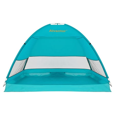Alvantor Pop Up 79" x 47" Beach Tent, Teal