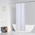 thumbnail image 5 of Haperlare Shower Curtains for Bathroom 34"W x 72"L Bubble Textured Polyester Fabric Blackout Waterproof Bathroom Curtains, White, 5 of 6