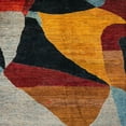 thumbnail image 1 of Ahgly Company Indoor Square Abstract Red Oriental Area Rugs, 4' Square, 1 of 6