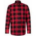 thumbnail image 3 of sogami Men's Big & Tall Flannel Shirt Warm Oversized Long Sleeve Button Down Shirt Loose Fit Casual Plaid Shirt for Fall Winter, 3 of 5