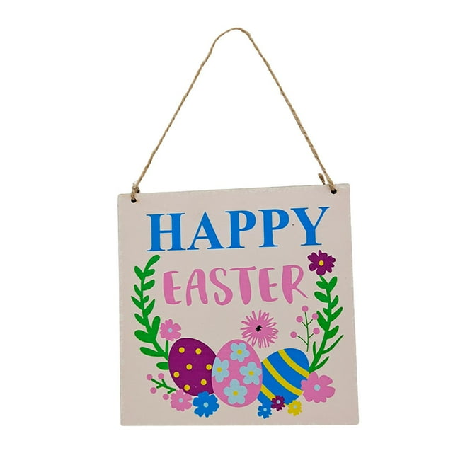 Pompotops Easter Wooden Gifts Creative Decor Crafts Rabbit Listing Clearance