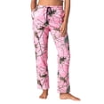 thumbnail image 2 of TrailCrest Women's Open Bottom Cotton Blend Cozy Sweatpants With 3 Pockets Yoga Lounge Hunting, XS, Pink Camo, 2 of 7
