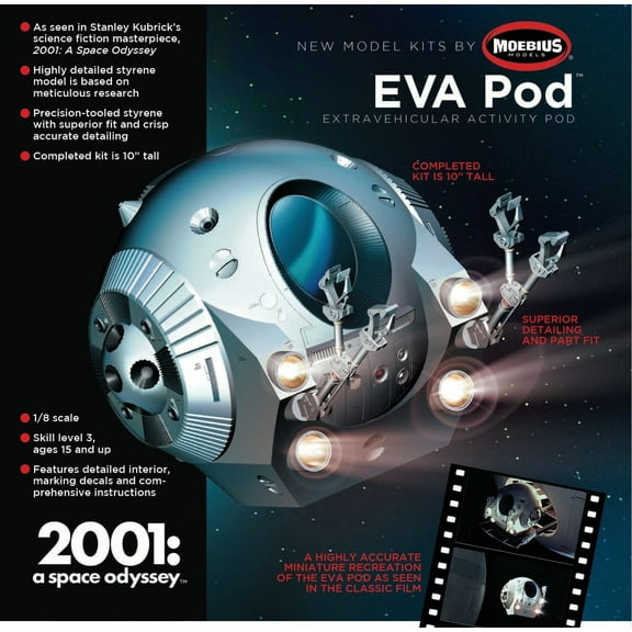 Moebius Models 1/8 2001 Space Odyssey EVA Pod, MOE20014