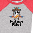 thumbnail image 4 of Inktastic Boys Future Pilot Panda Boys Baby Bodysuit, 4 of 5