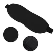 Unique Bargains 1 Pc Square 3D Sleep Mask Soft 3D Eye Shade Cover for Rest for Travel Black