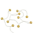 thumbnail image 4 of Northlight 10-Count LED Gold Christmas Bells Fairy Lights 5.5ft Copper Wire - 5.5', 4 of 5