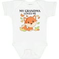 thumbnail image 3 of Inktastic My Grandma Loves Me Little Fox Boys or Girls Baby Bodysuit, 3 of 5