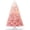4.5FT, variant on 4.5 ft Pre-Lit Pink Artificial Christmas Tree - Snow Flocked Ombre, Warm White LED Lights, X-Shaped Metal Base, Easy 3-Step Setup
