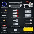 thumbnail image 4 of Air Compressor Hose Tube Pneumatic Straight Pipe Air Compressor Pump Hose,Quick Connect Pneumatic Tools Dust Blowing,1 * Air Compressor Accessories Kit, 4 of 6