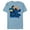 Ocean Blue, variant on Marvel Studios X-Men ’97 Beast Logo Action Panels- Short Sleeve Blended T-Shirt for Adults - Customized-Navy Heather
