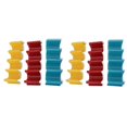 thumbnail image 1 of 6pcs Colorful Taco Holders Set Taco Holder Stand With Handle PP Plastic Taco Plates Taco Stand Rack Trays, 1 of 5