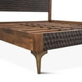thumbnail image 3 of World Interiors Vallarta Mango Wood Two Tone King Bed in Brown, 3 of 6