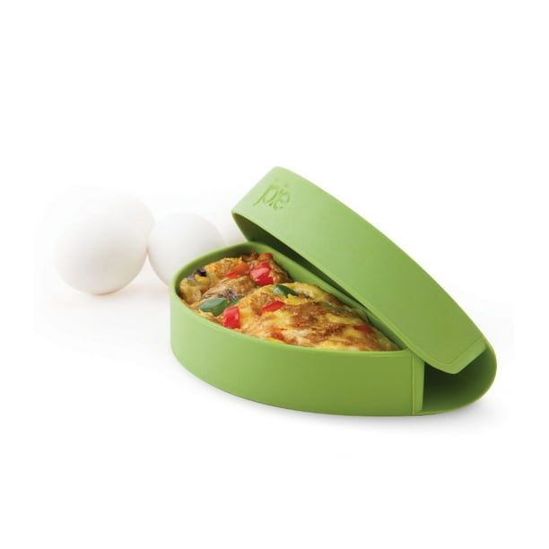 Joie Microwave Omelet Maker, Nonstick Silicone, Green