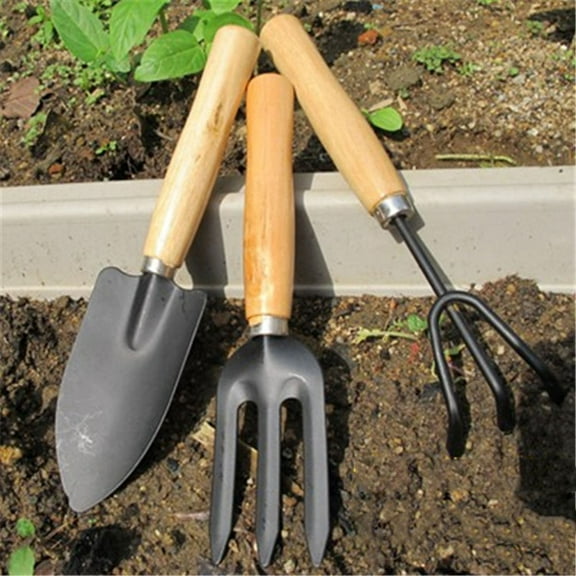 unbranded  Gardening Tools Triangle Fork Trowel Rakes Spades Digging Leaf Scoops