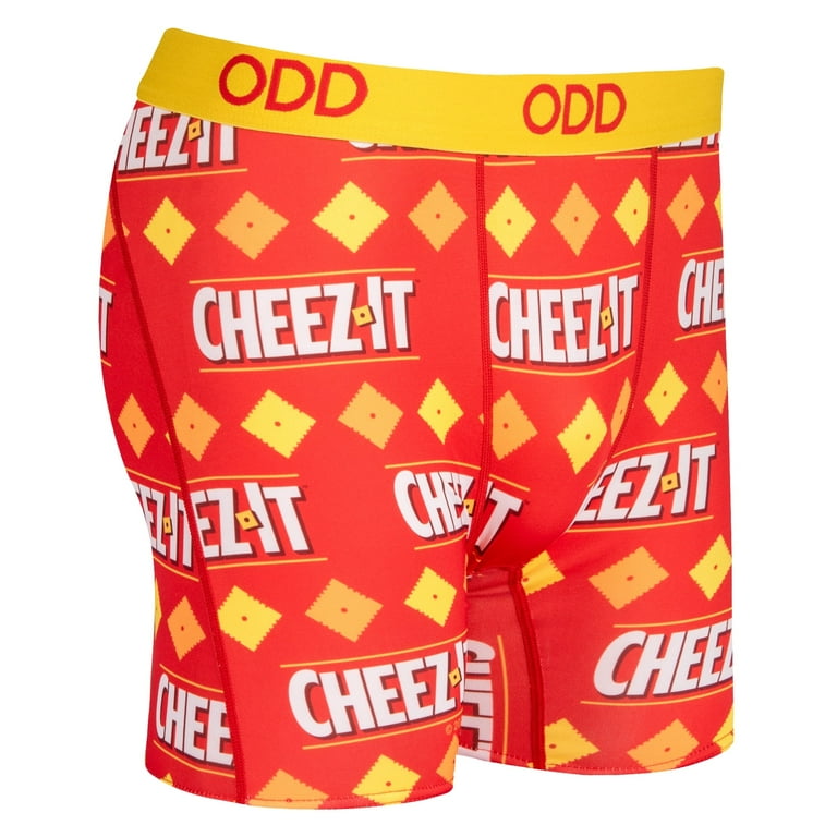 Odd Sox Cheez-It Boxer Briefs – Men's Novelty Underwear
