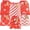 Red, variant on Fabric Drawstring Gift Bags Assorted, 6pcs Reusable Christmas Wrapping Sacks Cloth Pouches for Xmas Presents Party Favor