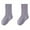 Purple Socks for Kids, variant on Crew Socks for Boys & Girls Breathable Stretchy Casual Solid Color Ribbed Quarter Boot Sock Size 3-12 Toddlers Kids Summer