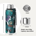 thumbnail image 7 of 20 Oz Boston Terrier with Bones and Paws Coffee Tumbler Double Wall Insulated Stainless Steel Water Bottle | Metal Reusable Thermoses Flask with Cup Cap | Leak & Sweat Proof with Anti-Dust Lid, 7 of 7
