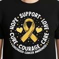 thumbnail image 3 of Childhood Cancer Support Family T-Shirt – Awareness Theme – Unisex Support Wear, 3 of 6