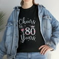thumbnail image 2 of Cheers To 80 Years 80th Birthday Design 2 T-shirt, 2 of 2
