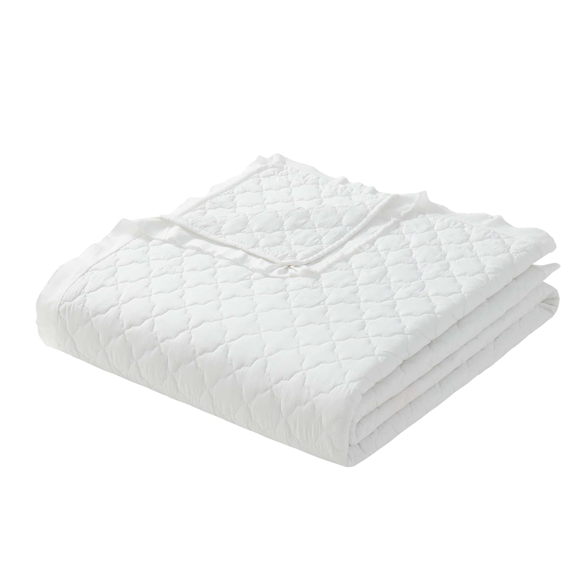 My Texas House Penelope White Adult 3-Piece Quilt Set, Full/Queen