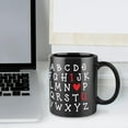 thumbnail image 5 of I Love You Valentines Day Happy Valentine''S Day, Valentine Alphabet Couple, Red Heart Mug Coffee Cup Novelty Cup Funny Coffee Mug Gift Black 11Oz, 5 of 6