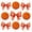 White Orange, variant on Erosebridal Cute Coquette Bowknot 7-Piece Twin Bedding Sets,Soccer Sport Football Games Bedding Comforter Set For Kids Girls,Reversible pink