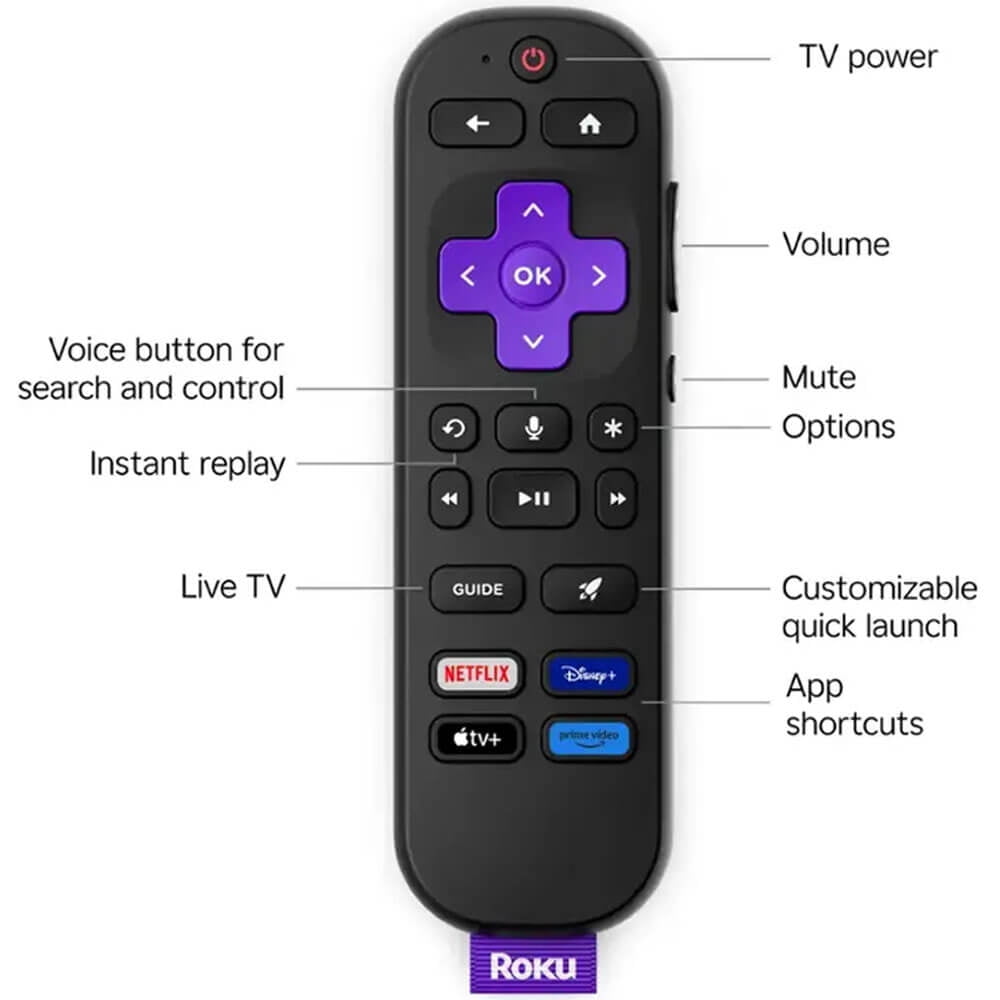 Roku 43" Select Series 4K HDR Smart Roku TV with Roku TV Remote 43R4C4