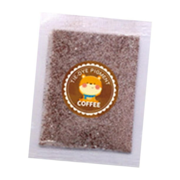 Polvo para teñir tie-dye, paquetes de polvos de color, paquetes de recarga de polvo para teñir tie-dye fáciles de usar, Café