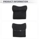 thumbnail image 4 of Almohada para reposacabezas de automóvil ergonómica, soporte para cuello, cachemira, espuma de memoria, negro, 1 Pcs, 4 of 7